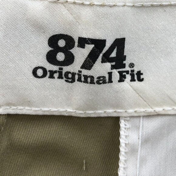 NWT Dickies Mens Work Pants Size 34x30 Original Fit Khaki Chino Casual Straight - Picture 9 of 16